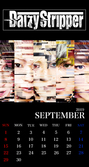 DaizyStripper待受カレンダー 2019.09