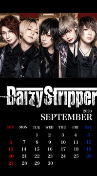 DaizyStripper待受カレンダー 2020.9