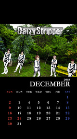 DaizyStripper待受カレンダー 2018.12